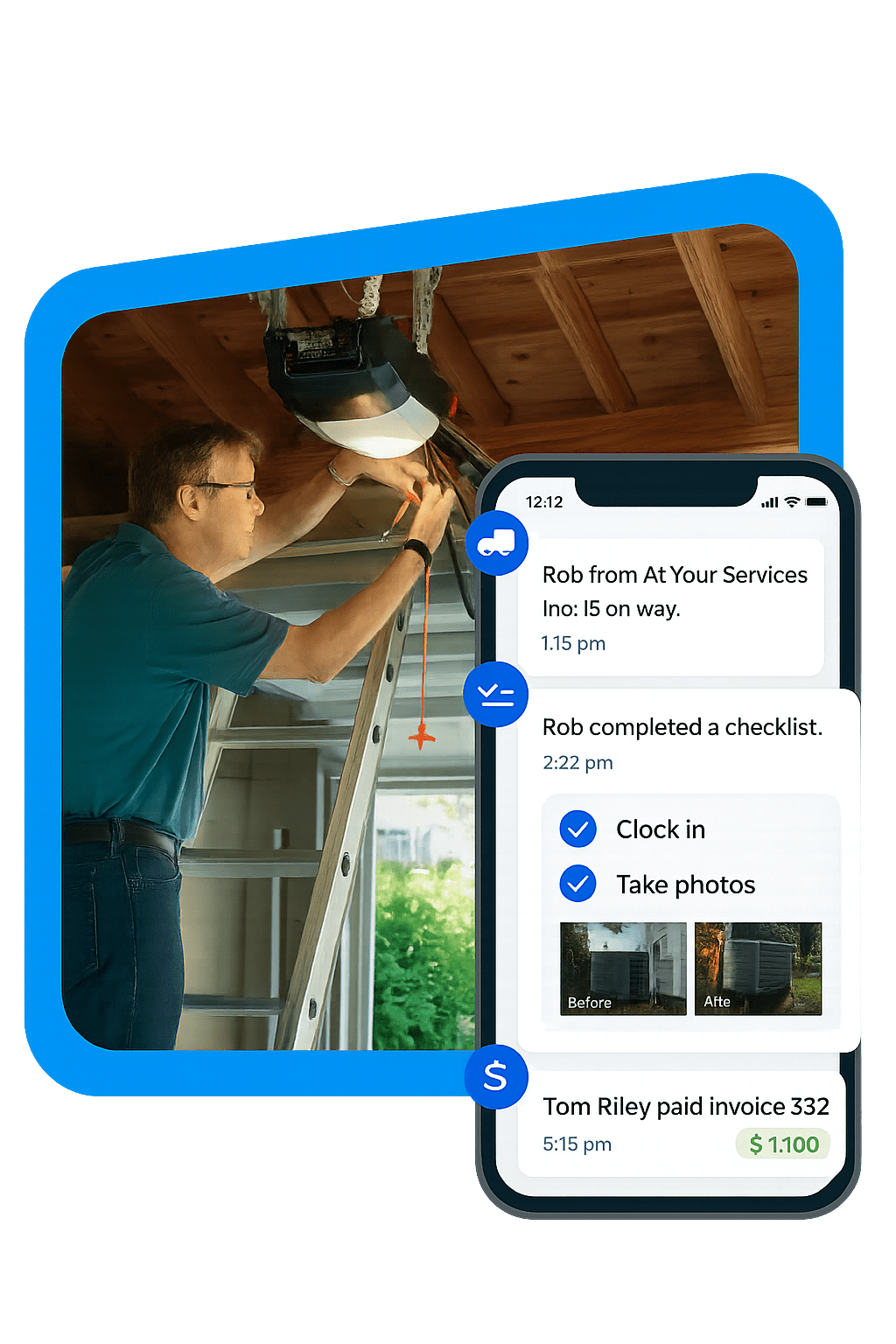 DreamzFSM for Garage Door Business