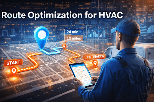 Route Optimization for HVAC: Cut Travel Time, Reduce Fuel Spend, and Serve More Calls