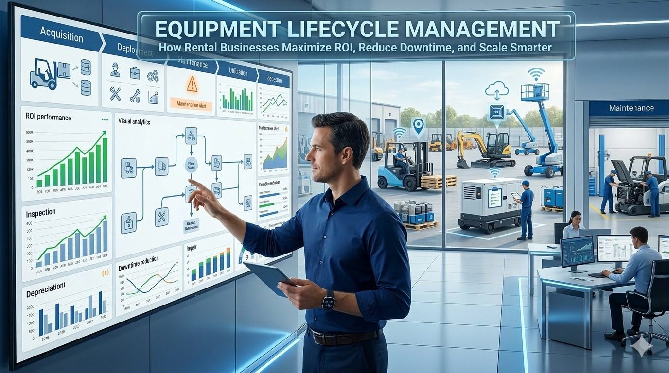 Equipment Lifecycle Management: How Rental Businesses Maximize ROI, Reduce Downtime, and Scale Smarter