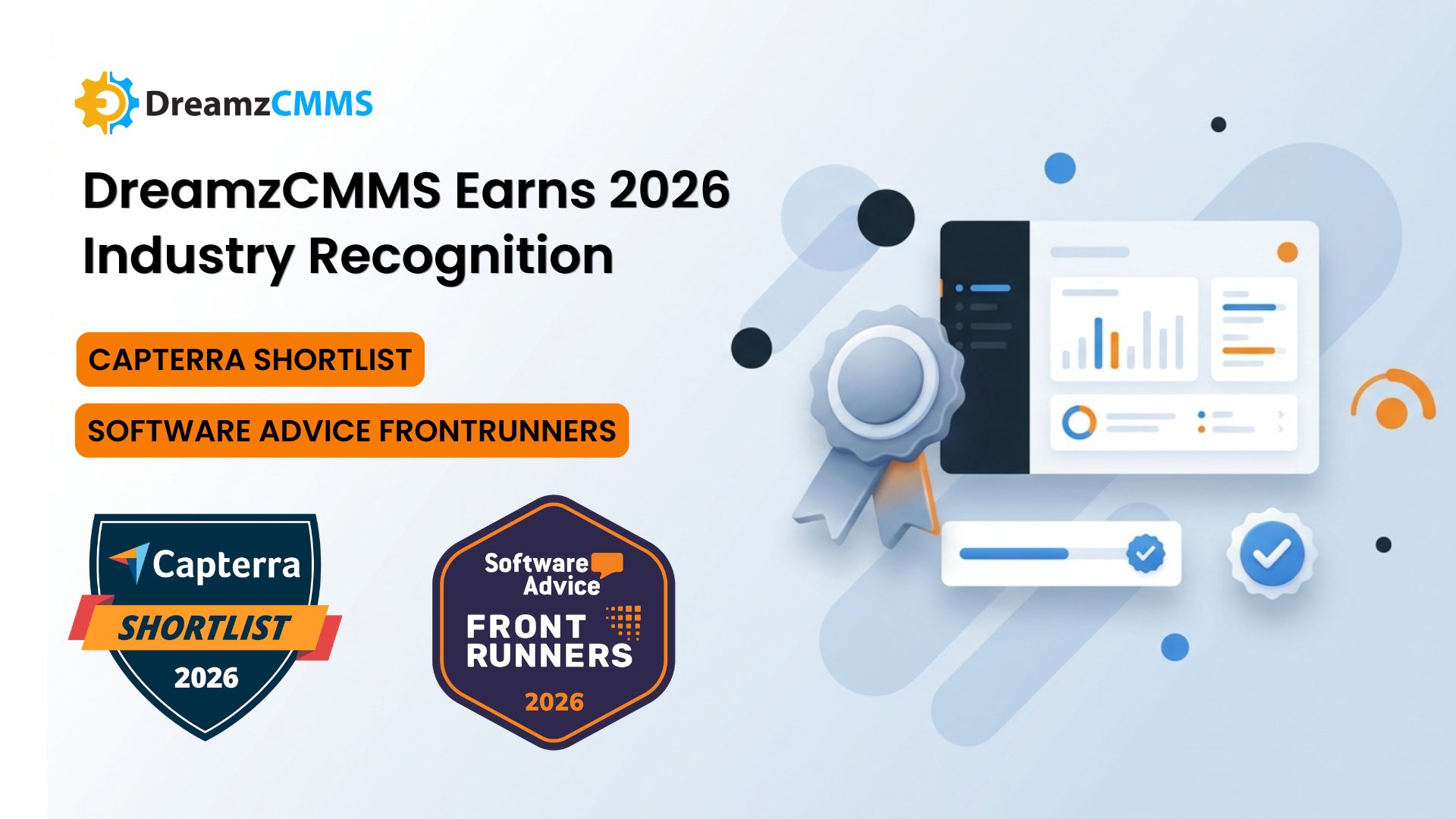 DreamzCMMS Earns 2026 Capterra & Software Advice Recognition